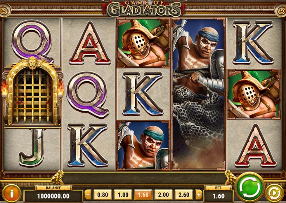 Олнайн слоты «Game of Gladiators» на сайте Джой казино